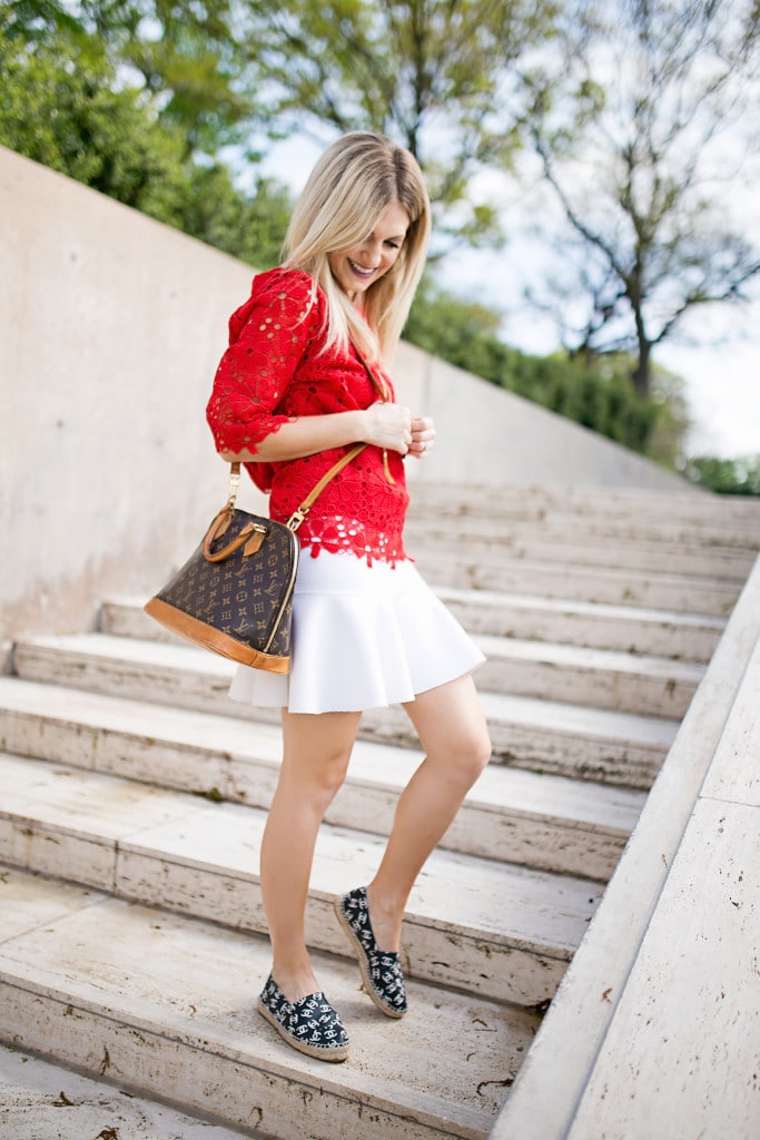 Lace Overlay Top | Chronicles of Frivolity