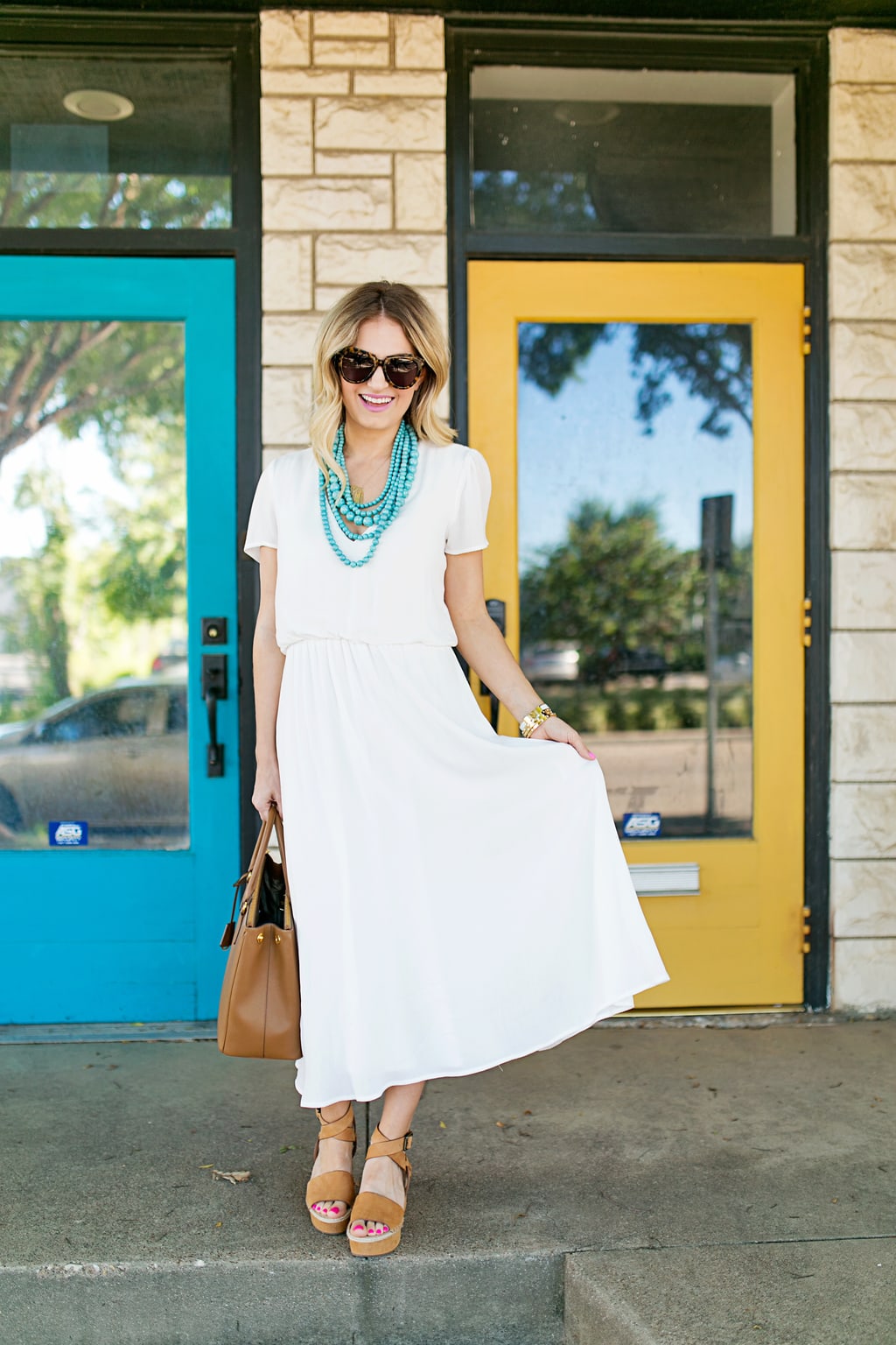 Blouson Midi Dress | Chronicles of Frivolity