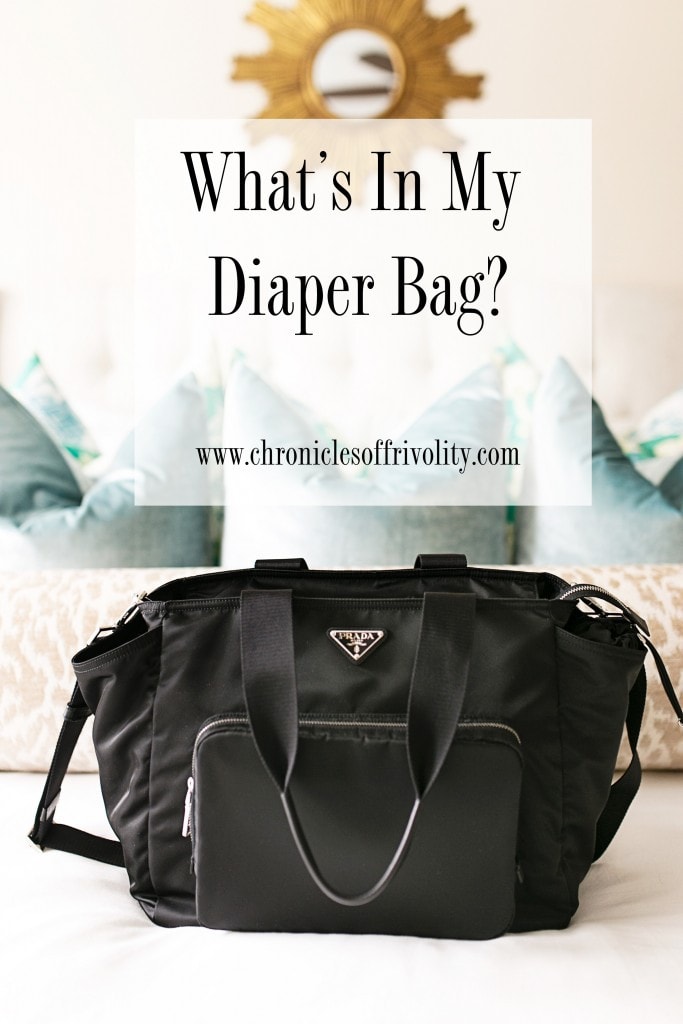 What's In My Diaper Bag | Chronicles of Frivolity