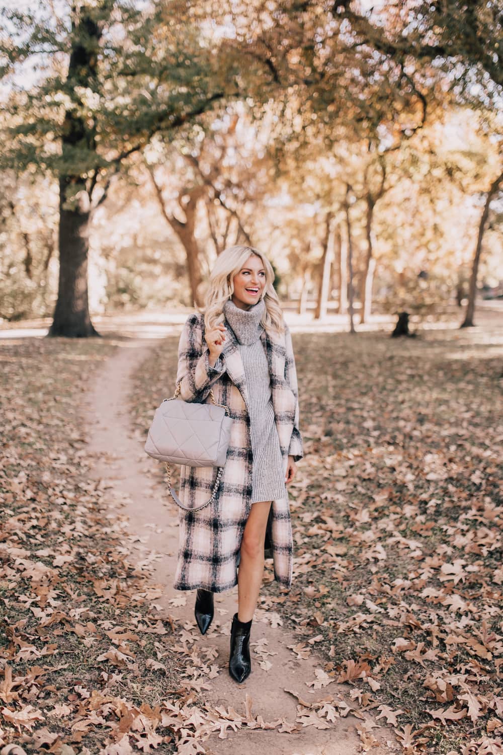 THE Topshop Plaid Coat | Chronicles of Frivolity